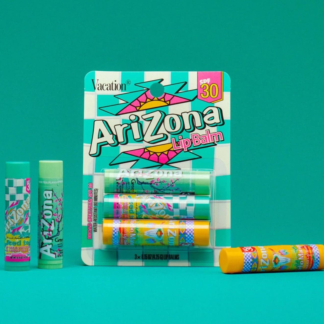 Vacation x AriZona Iced Tea Lip Balm SPF 30 Pack | Friends NYC