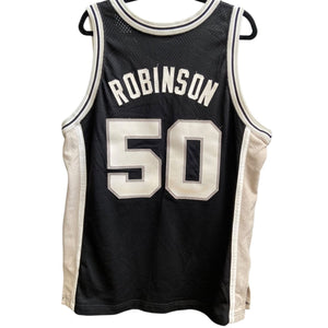 100% Authentic Mitchell & Ness Spurs David Robinson Home Jersey Size 44  New