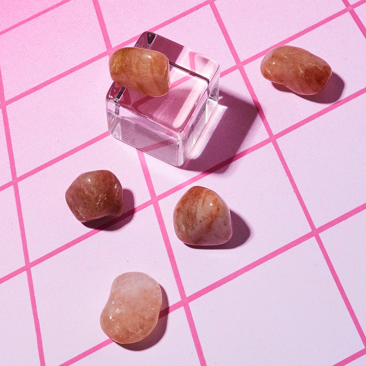 Strawberry Quartz - Small Tumbled Crystal