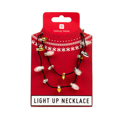 Flashing Holiday Light Bulb Necklace | Michaels