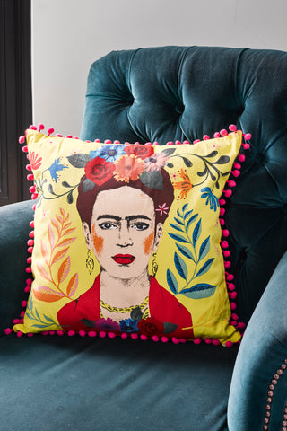 talking tables frida kahlo interiors cushion