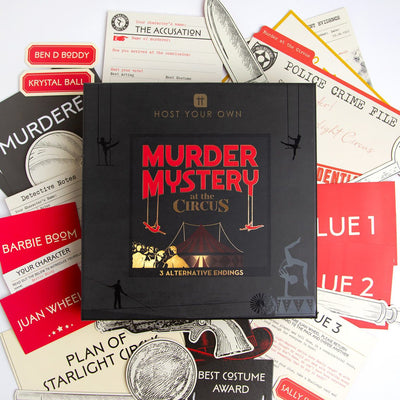 Host Your Own Murder Mystery at the Theatre Party Game - Reusable Game Kit  S9031