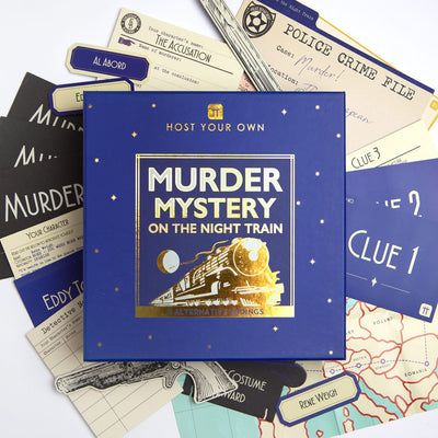 Host Your Own Murder Mystery at the Theatre Party Game - Reusable Game Kit  S9031