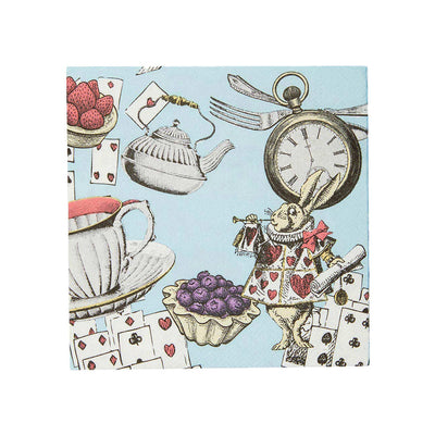 Blue Alice in Wonderland Party Table Cover Wonderland -  Norway