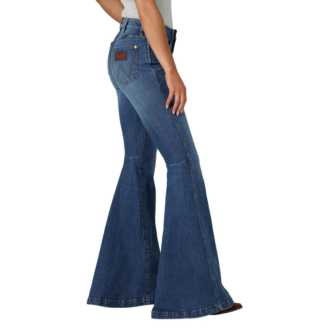 Wrangler Women's Retro Premium High Rise Trumpet Flare Jeans - Paige