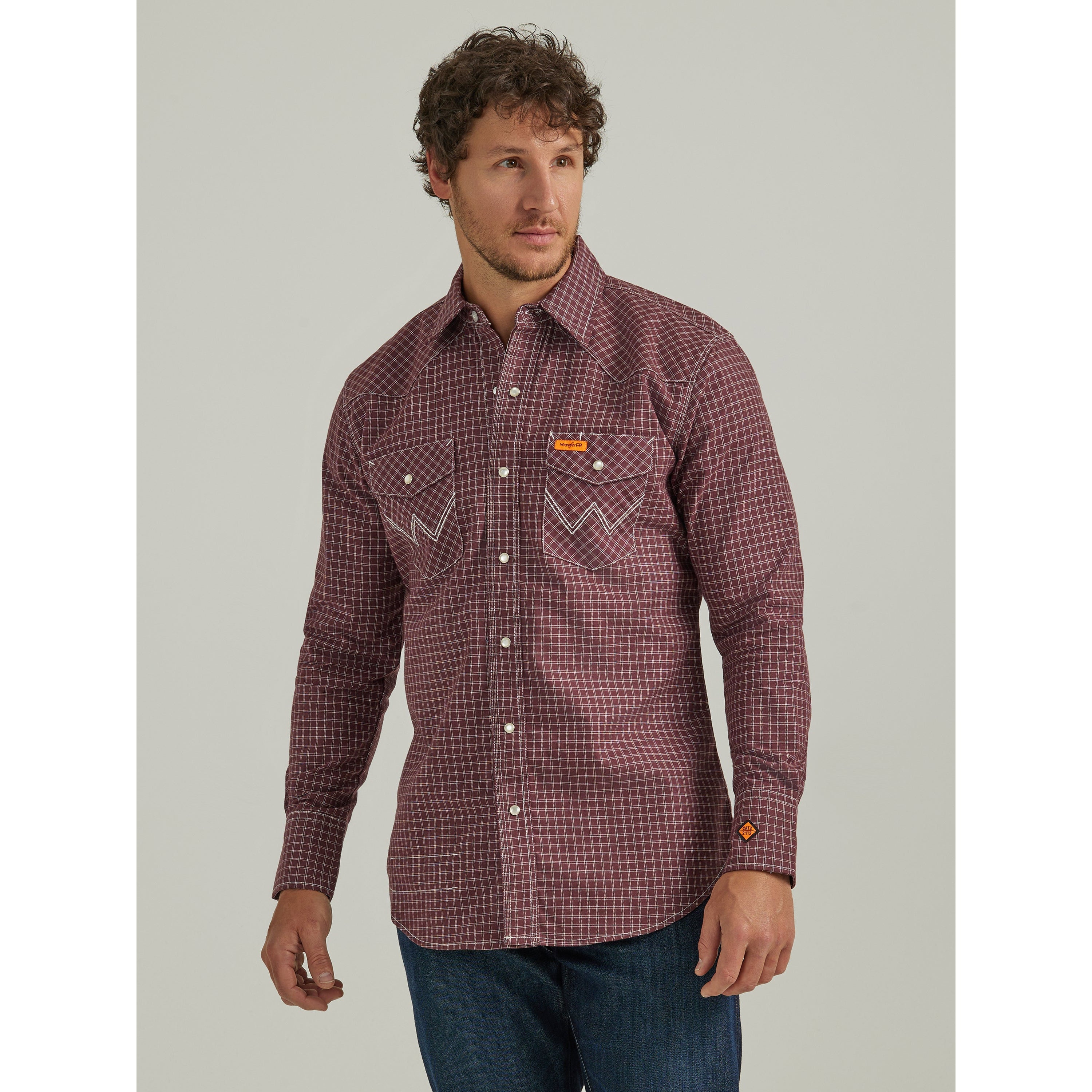 Wrangler fr deals pearl snap shirts