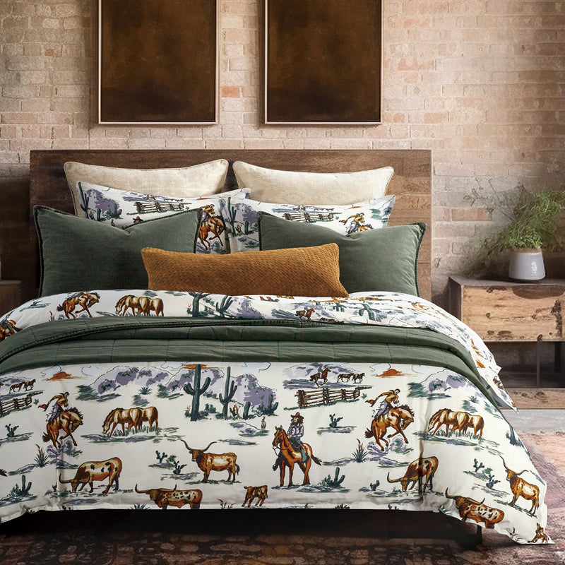 Home On The Range Reversible Quilt Set