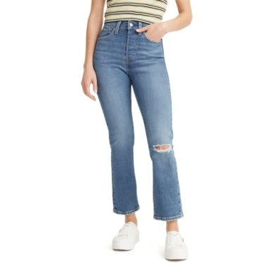 Levi Women's Wedgie Straight Jeans - Night Sight (Light Wash)