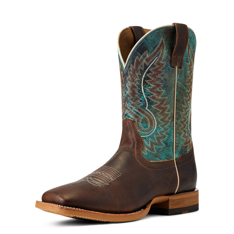 Ariat Mens Wild Thang Western Boots - Fiery Brown Crunch