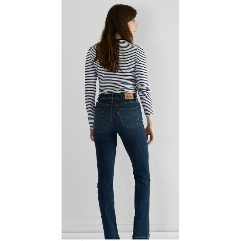 Levi's Jeans Classic Crop Capri Women's Size 18 W34 Dark Wash Denim High  Rise