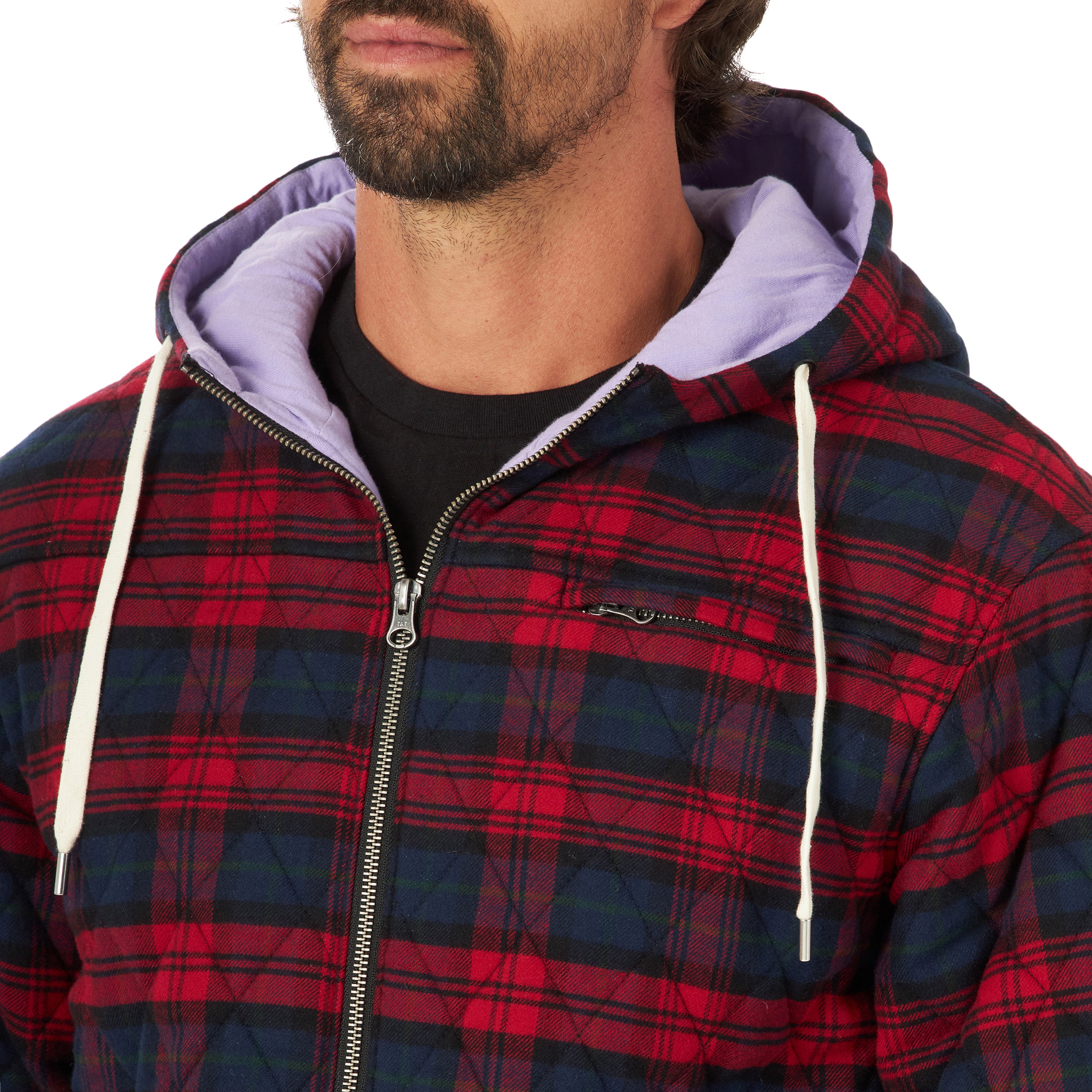 Wrangler Mens Zip Front Quilted Hoodie– Irvine Tack & Western Wear