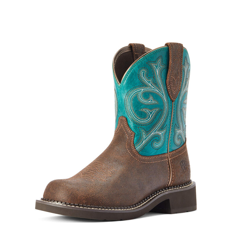 Ariat Fatbaby Heritage Mazy Western Boots - Crackled Cottage