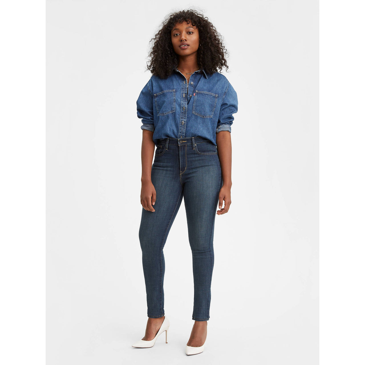 Levi's Women's High Waisted Mom Jeans, (New) Light Indigo