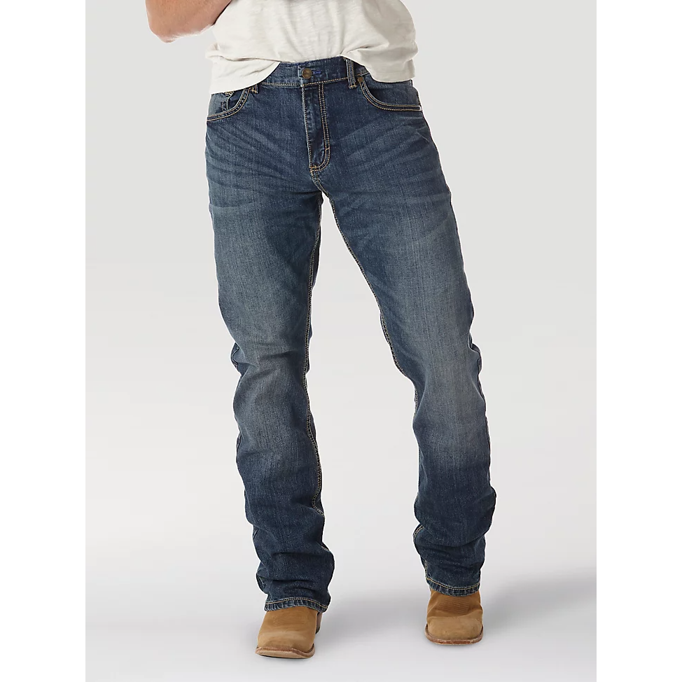 Wrangler Men's Rock 47 Slim Boot Cut Jeans