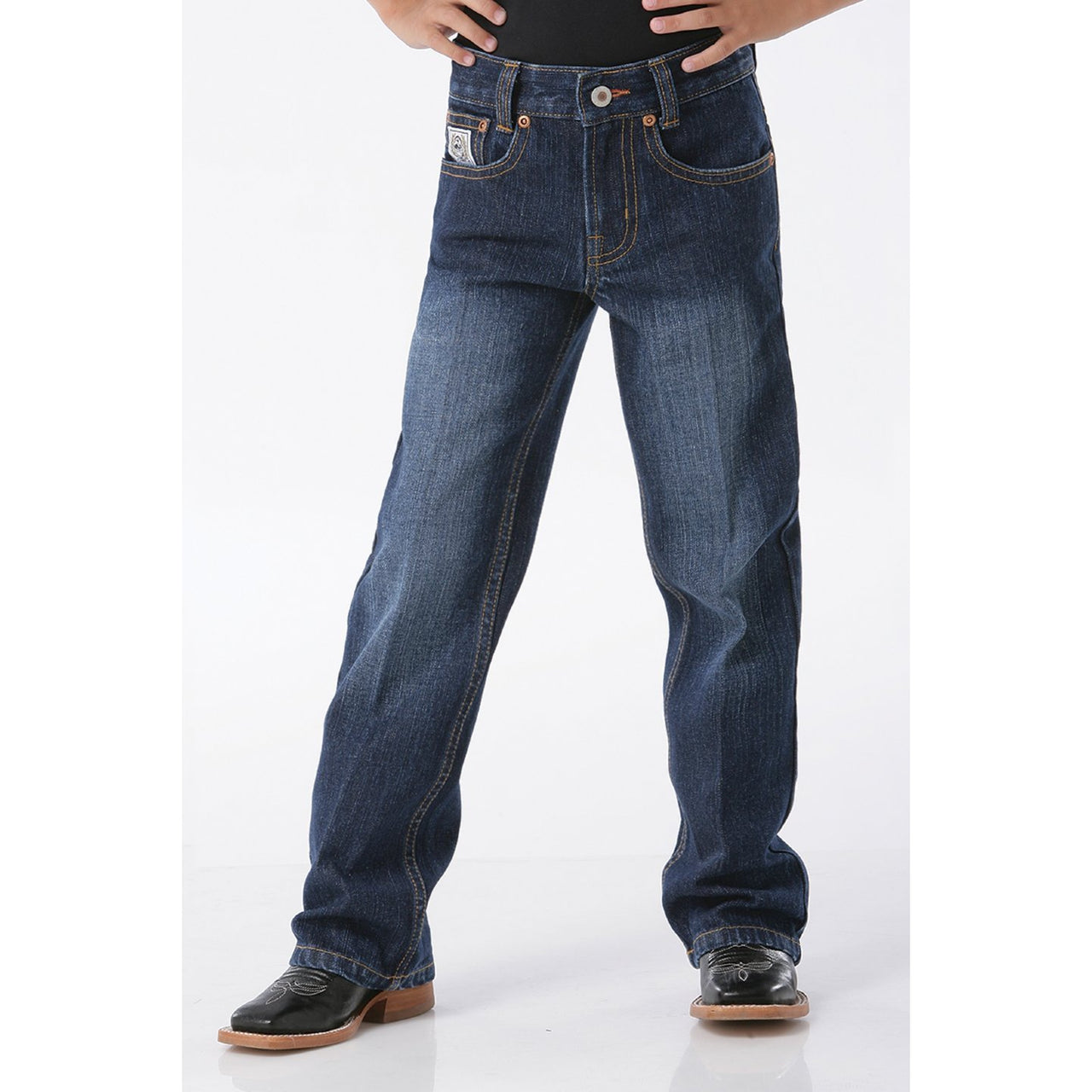 Cinch Men's White Label Performance Dark Relaxed Straight Jeans