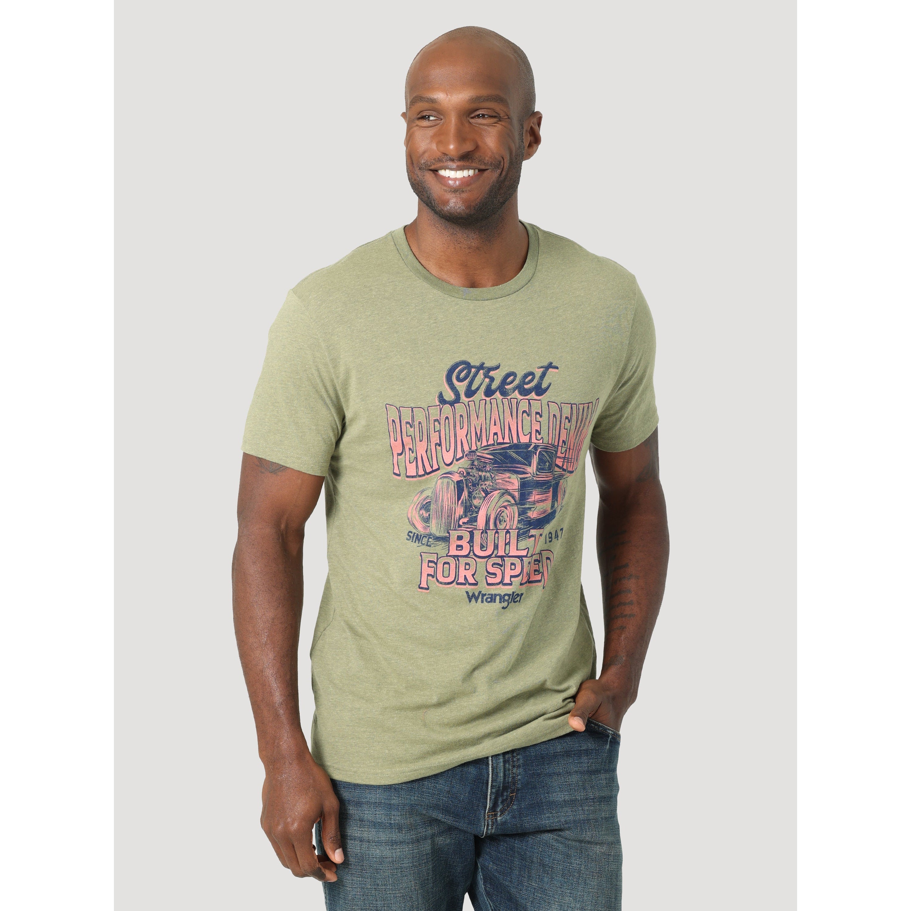 Wrangler Mens Graphic Tee Lean Mean– Irvine Tack & Western Wear