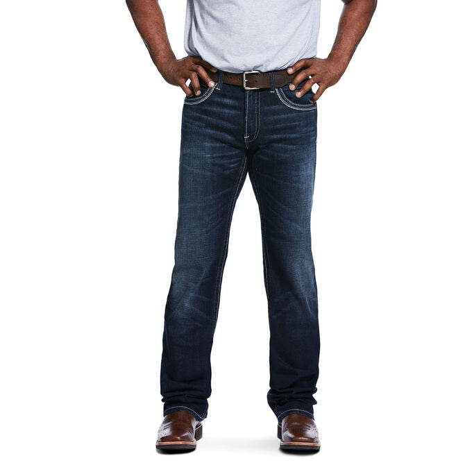 Premium Performance Advanced Comfort Cowboy Cut® Regular Fit Jean in Mid  Stone