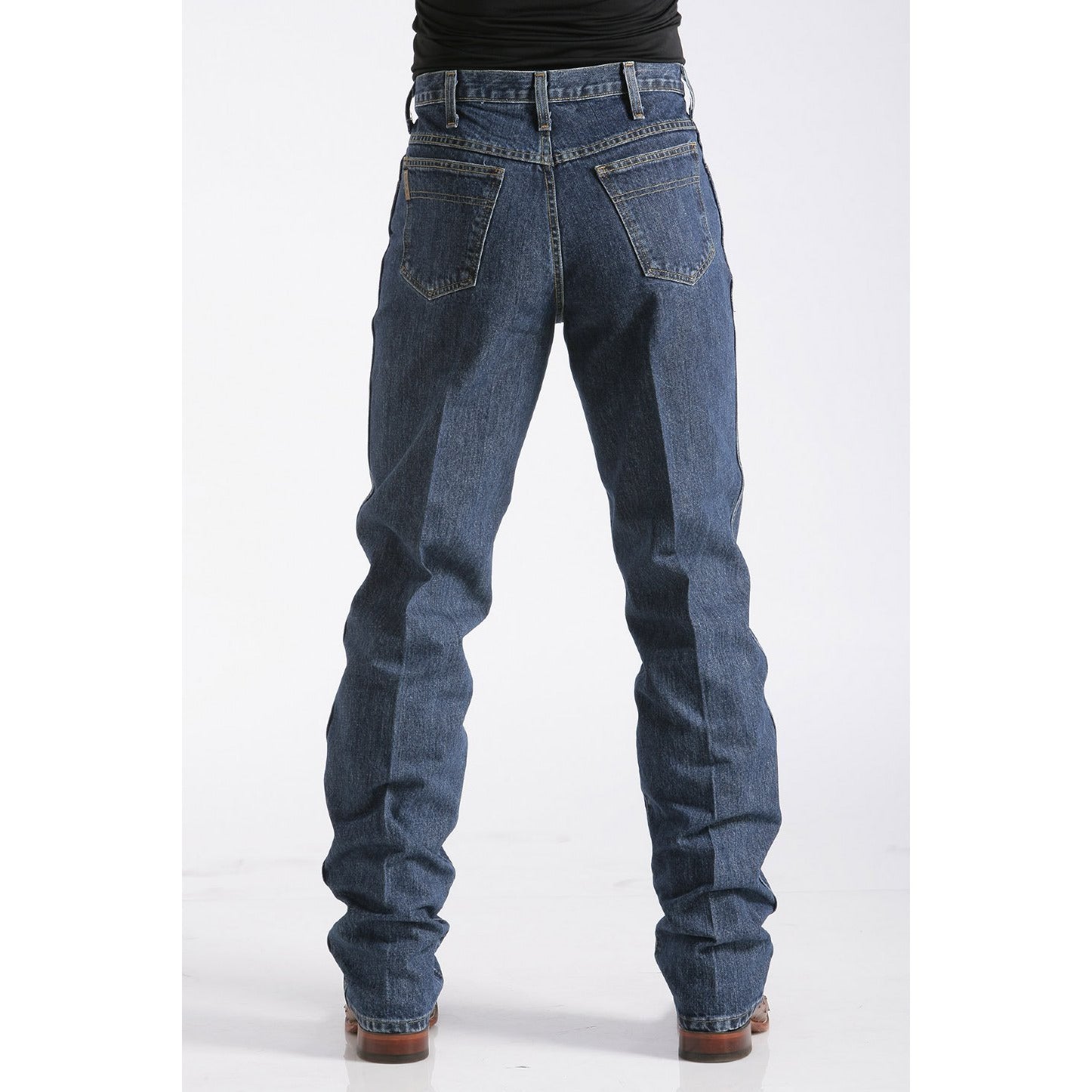 Cinch Mens Slim Fit Bronze Label Jeans - Dark Stonewash