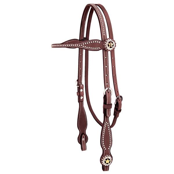 WEAVER LEATHER ENGLISH BRIDLE LEATHER SLOBBER STRAPS, 2 x 17