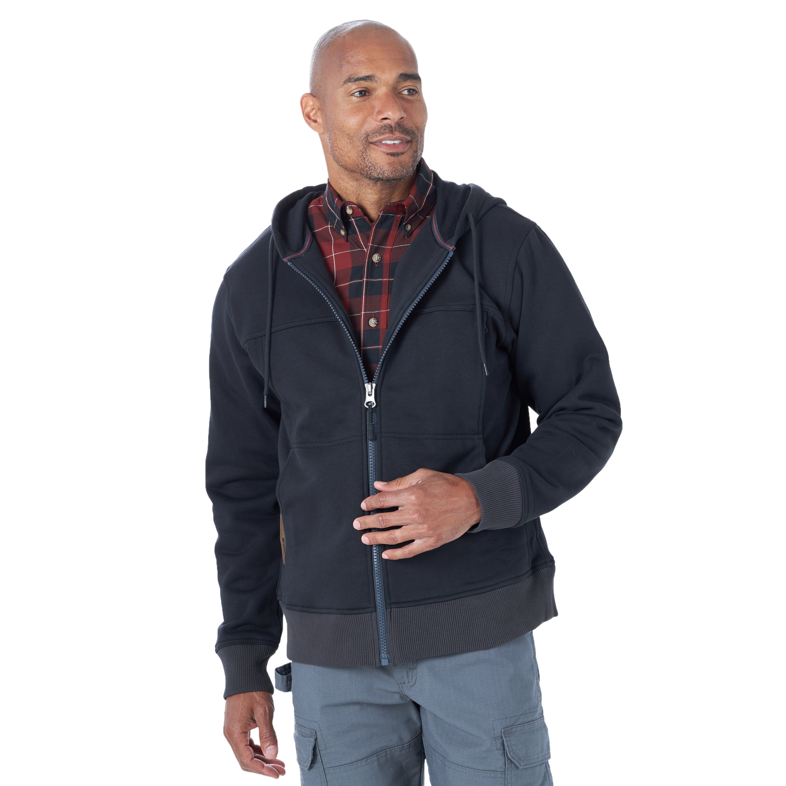 Wrangler Mens Fleece Work Hoodie Black– Irvine Tack & Western Wear