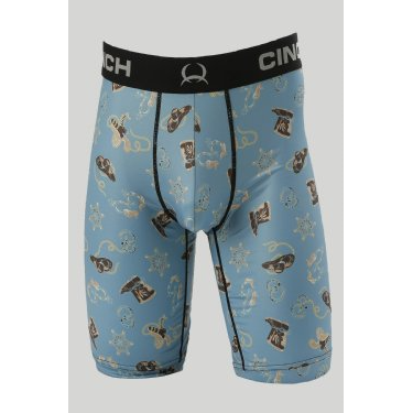 Men's Elephant Print 9 Boxer Briefs