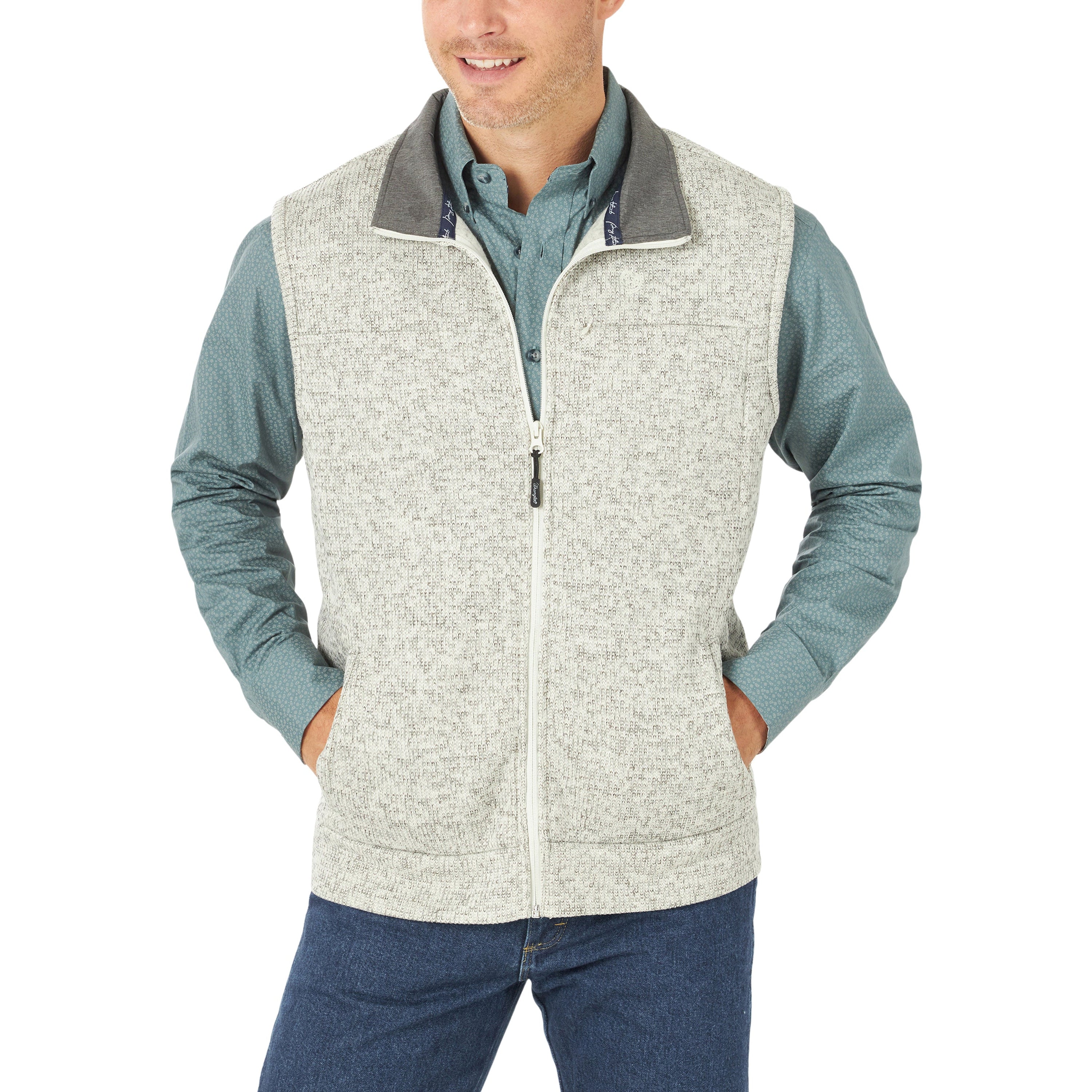 Wrangler Mens GS Knit Vest - Heather Grey– Irvine Tack & Western Wear