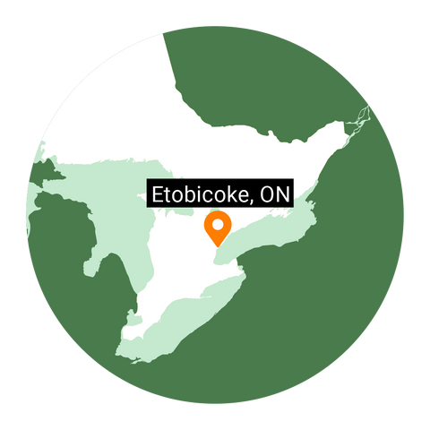 map of etobicoke