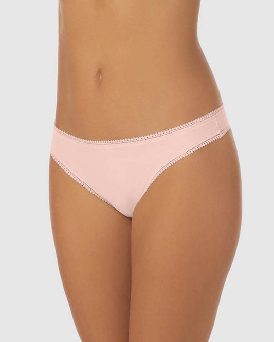 Cabana Cotton Hip G Thong Underwear - White – On Gossamer