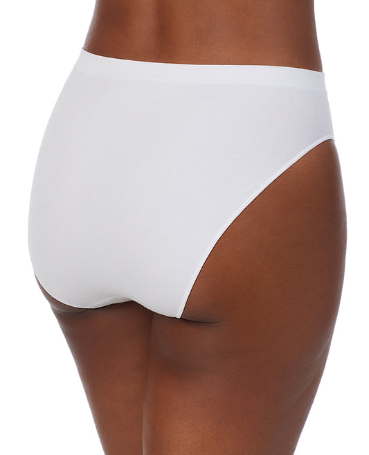 Cabana Cotton Seamless Hi Cut Brief Underwear 3-Pack - Champagne White Black