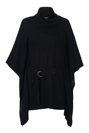 Marble Stylish Belted Poncho