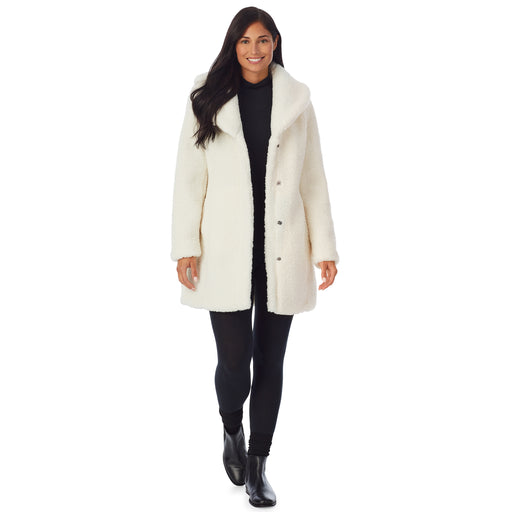 Shawl Collar Coat - Cuddl Duds