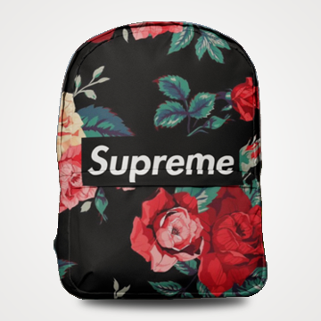 red rose supreme backpack