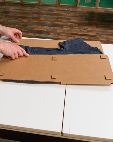 4 Steps to Turn Cardboard into a DIY T-shirt Folder