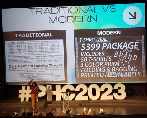 Kesney Muhammed Presenter at Print Hustler 2023