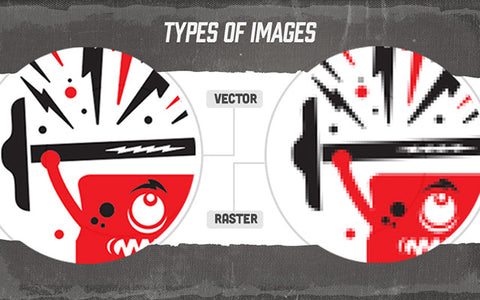 a comparison of vector art and raster art