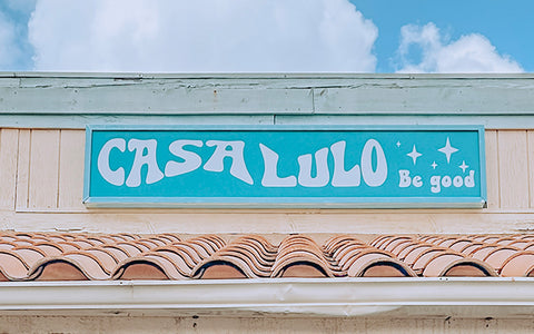a shop sign that says casa lulo