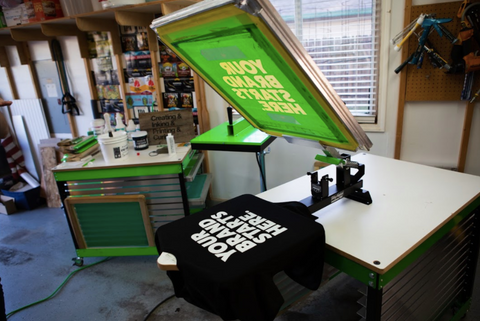 The Best Way to Set up a Screen Print Shop a Garage | by ScreenPrinting .com