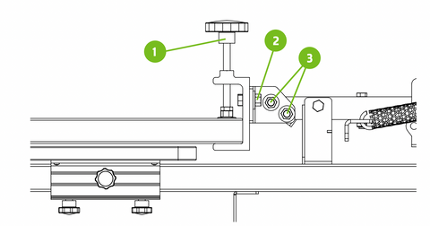 A diagram of the Riley Hopkins 150 Press