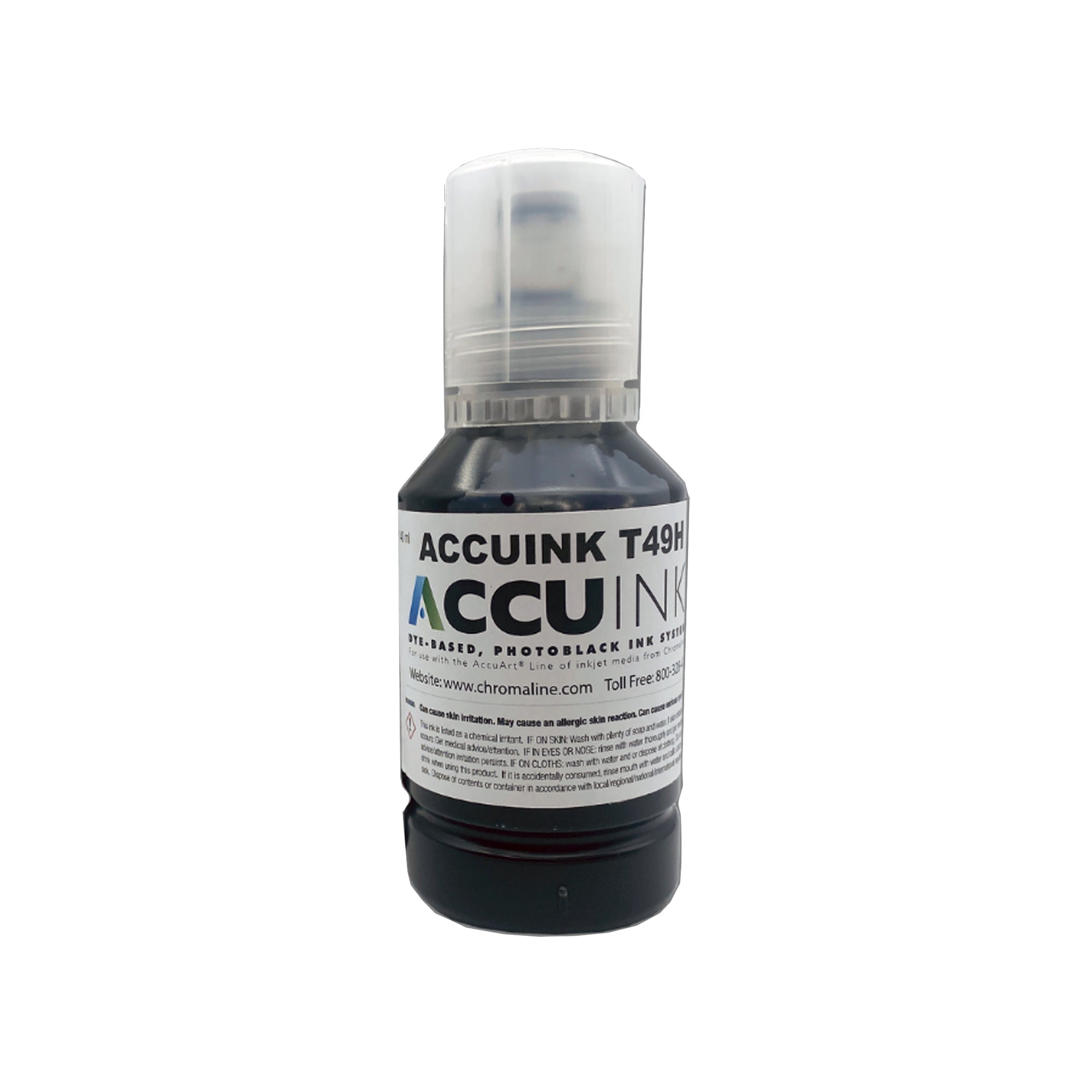 AccuInk All Black Bulk Ink - 140ml Bottle