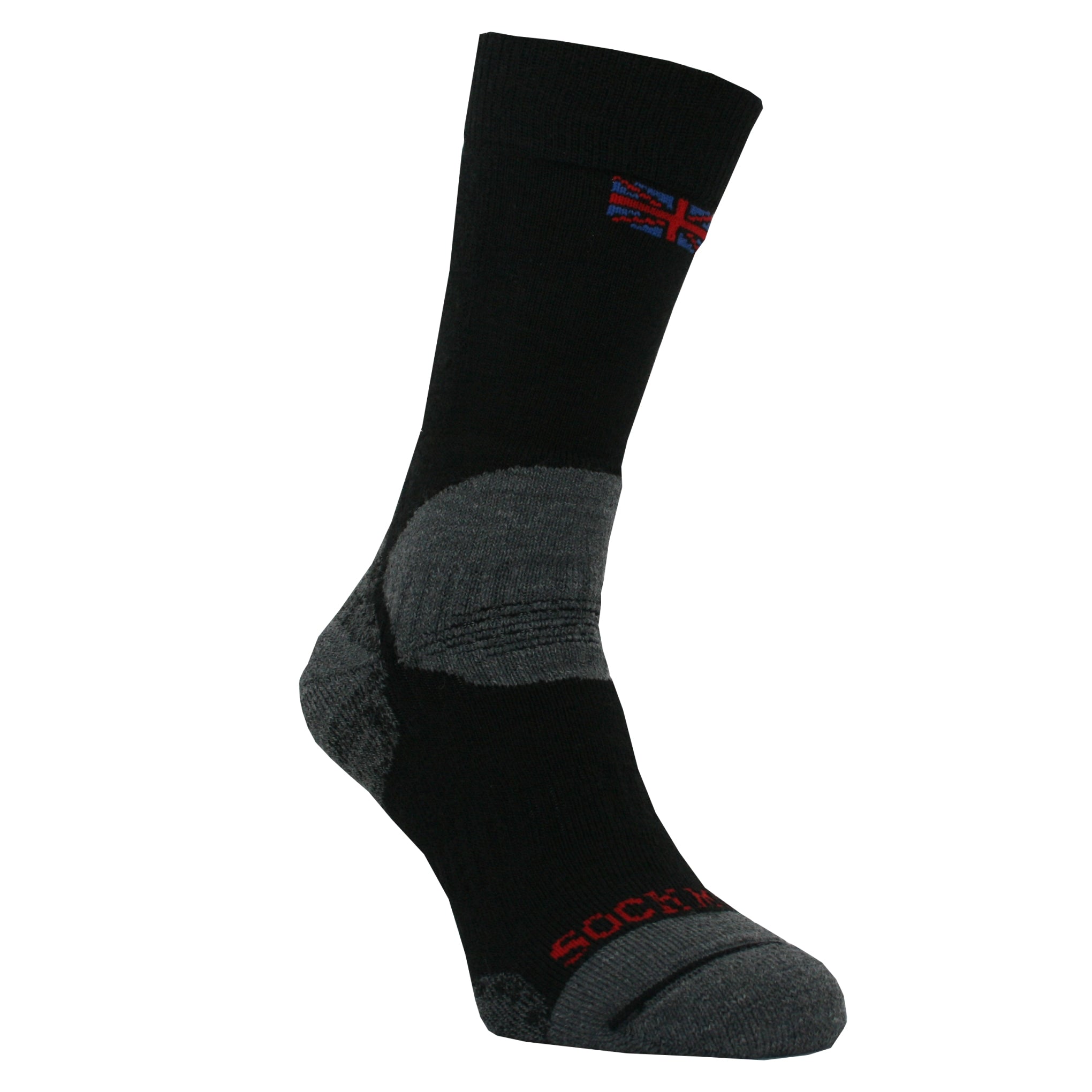 Black Tread Endurance Walking Socks | Merino Wool | Sockmine – SockMine