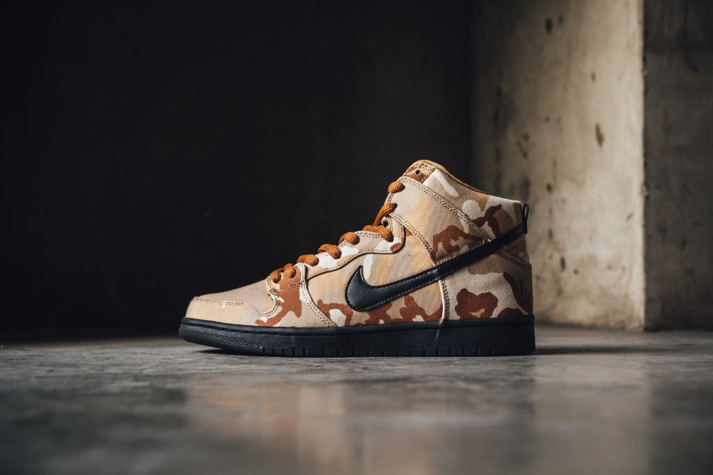 nike sb dunk desert camo