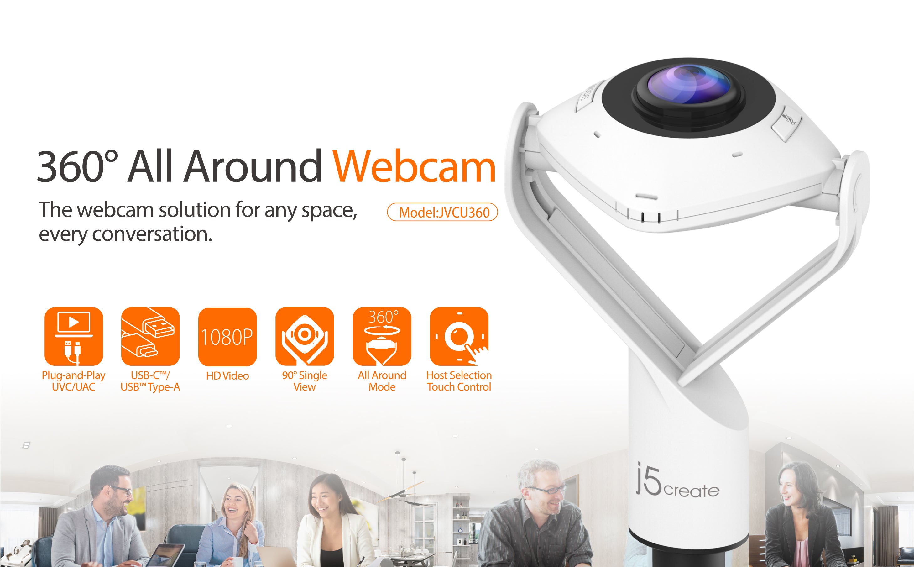 360° All Around Webcam – j5create