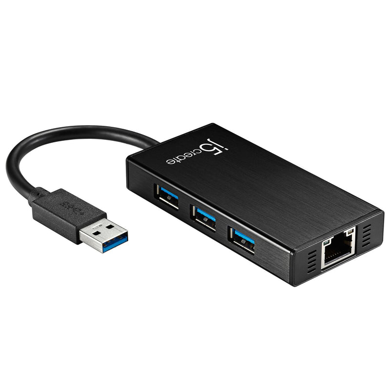 j5create | USB™ 3.0 Multi-Adapter Gigabit Ethernet / 3-Port USB™ 3.0 HUB – j5create International