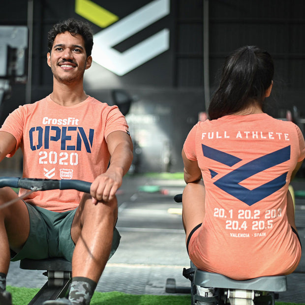 camisetas crossfit mujer naranja