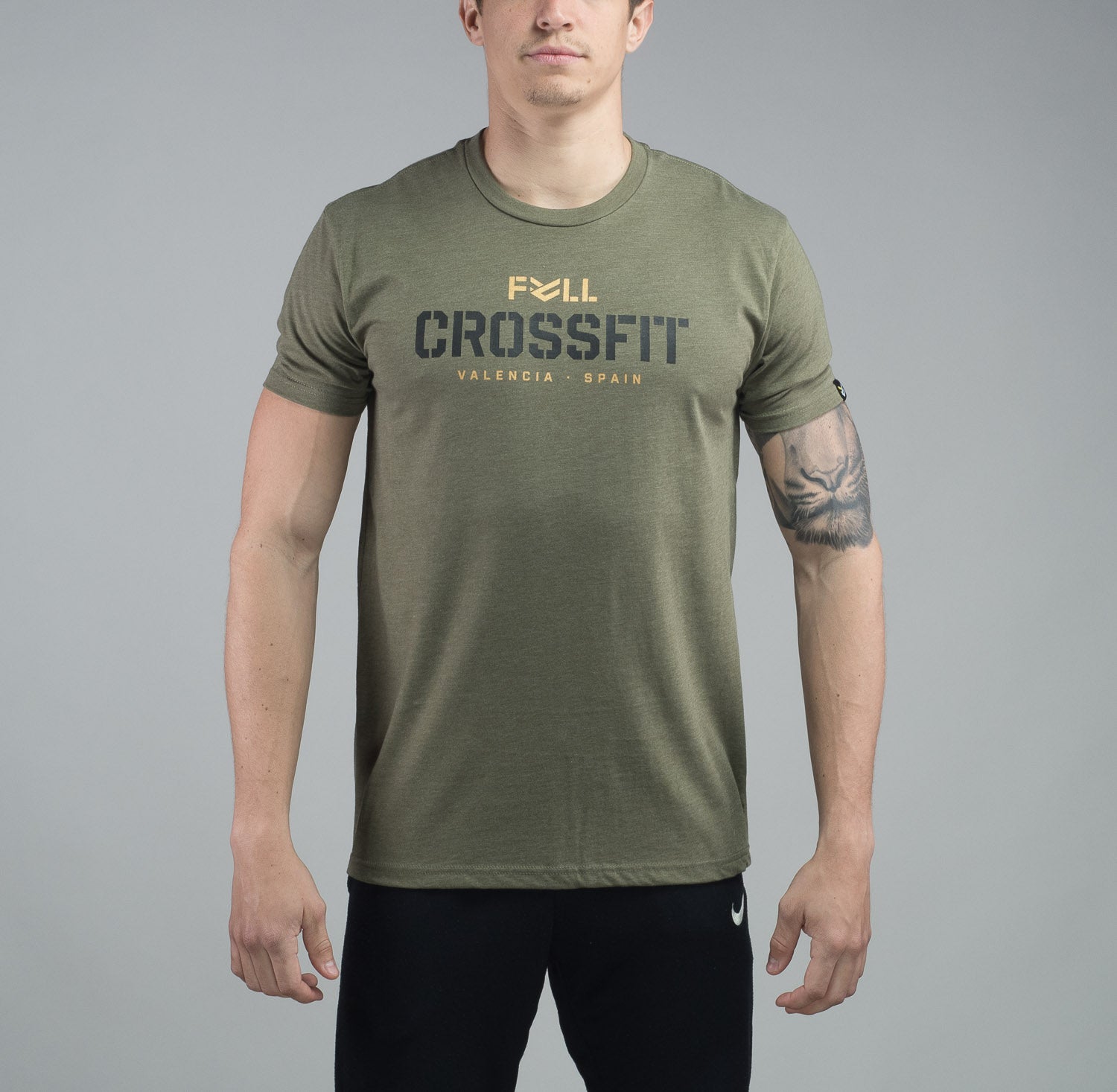 camisetas crossfit hombre verdes