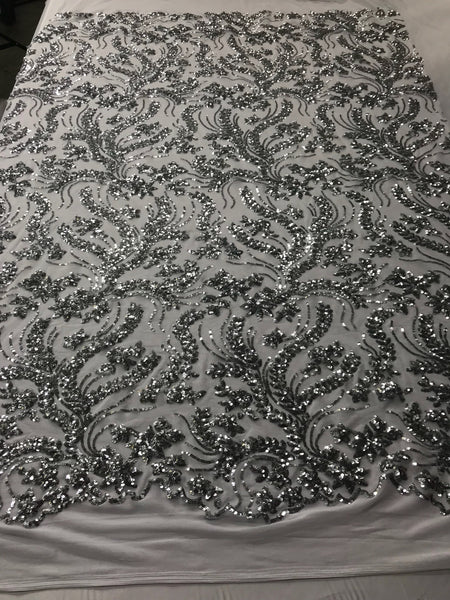 stretch sequin lace fabric