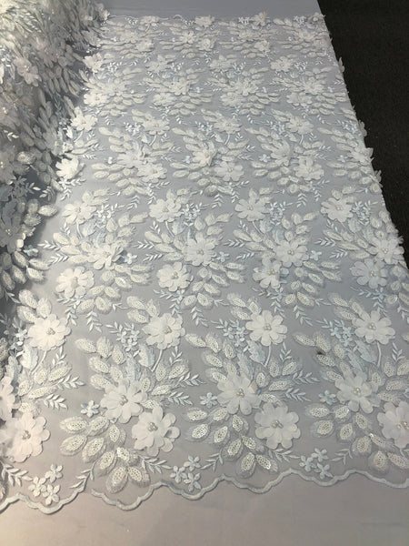 wedding lace fabric by the yard