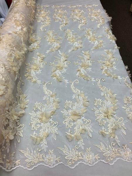 3d lace material