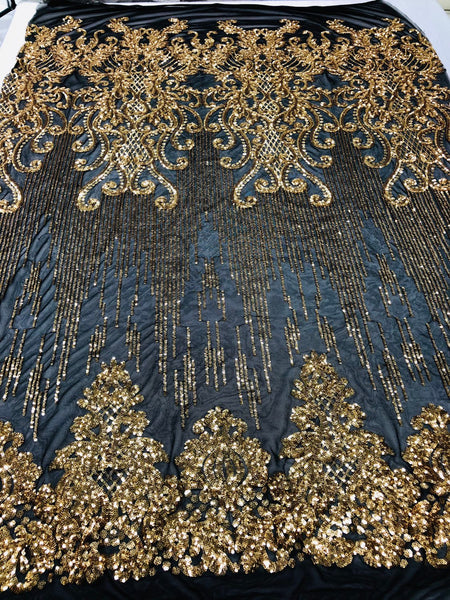 stretch sequin lace fabric