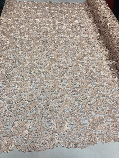 guipure lace fabric by the yard